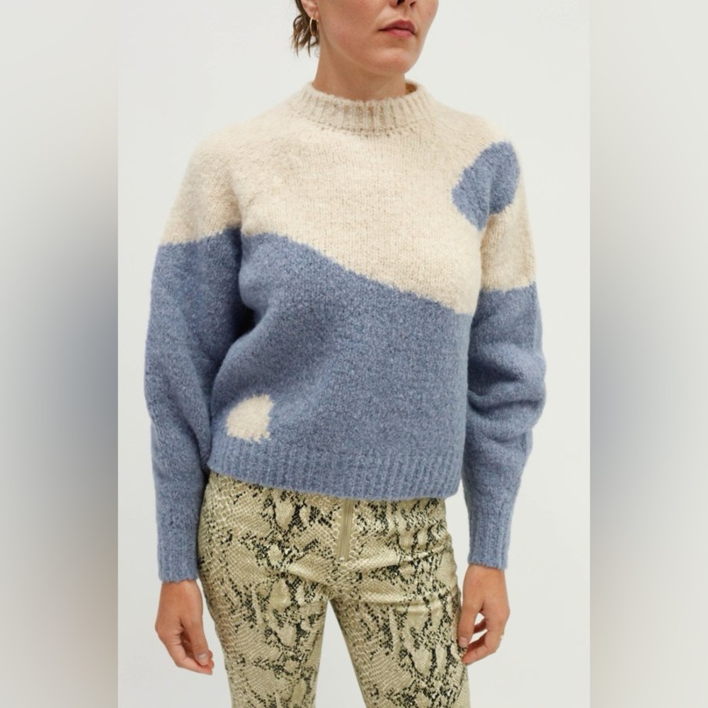 Paloma Wool Ying Yang Sweater in soft blue
